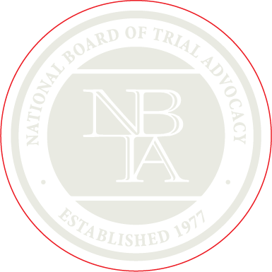 Board-Certified Specialist – National Board of Trial Advocacy