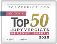 TopVerdict – Top 50 Personal Injury Verdicts in California 2025 – John C. Lemon